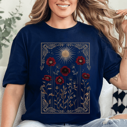 Sun Flowers Tapestry Tee