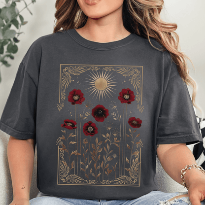 Sun Flowers Tapestry Tee