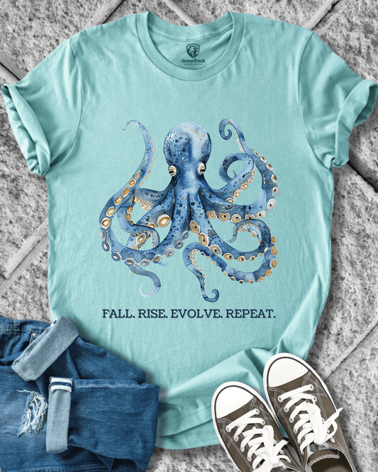 Fall. Rise. Evolve Repeat. Tee