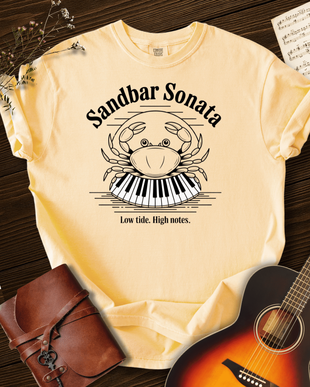 Sandbar Sonata T-shirt Comfort Colors