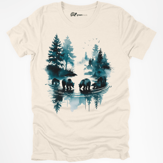 Bears by the River  Tee