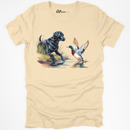 Labrador Retriever and Mallard Duck  Tee