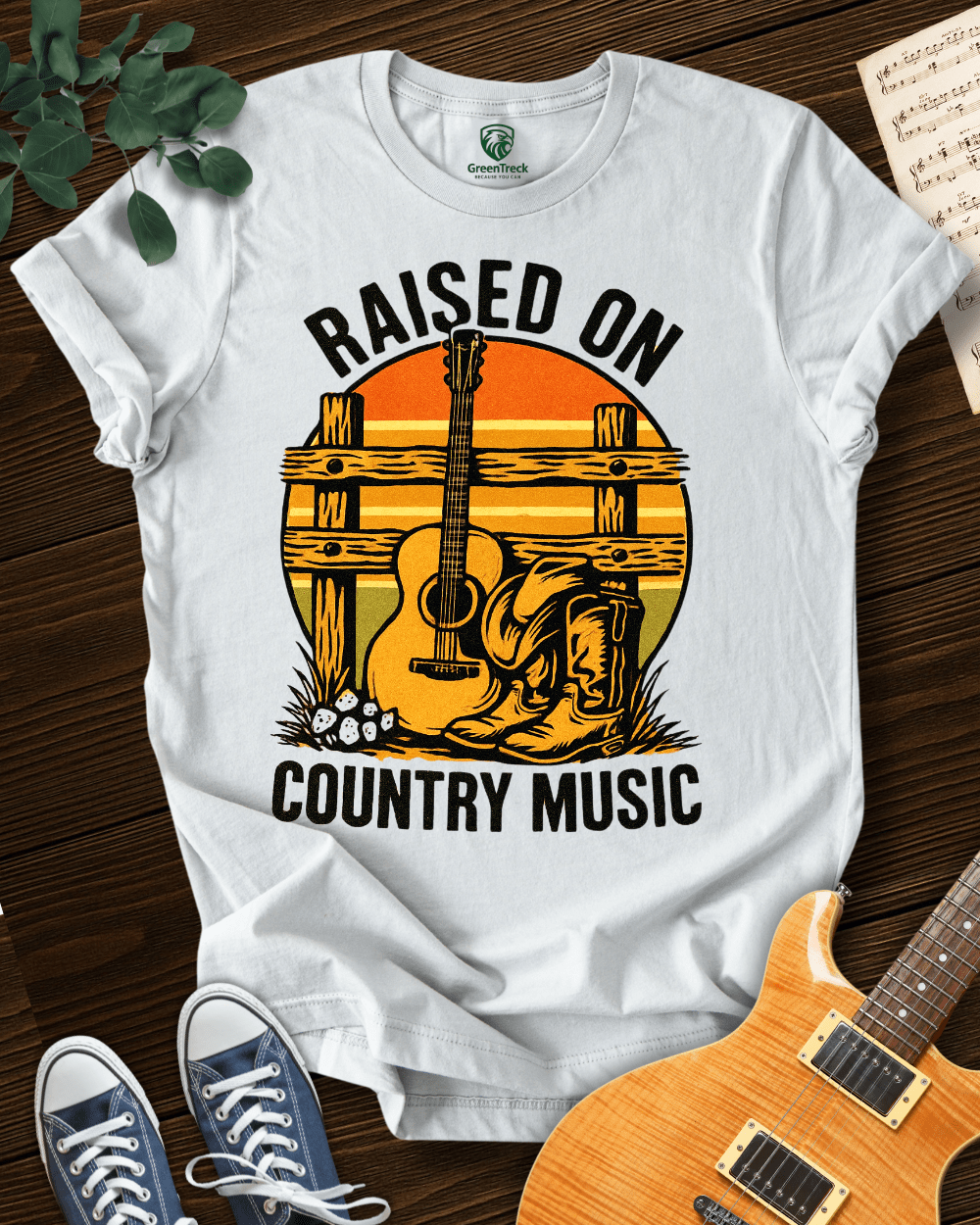 Raised On Country Music T-shirt