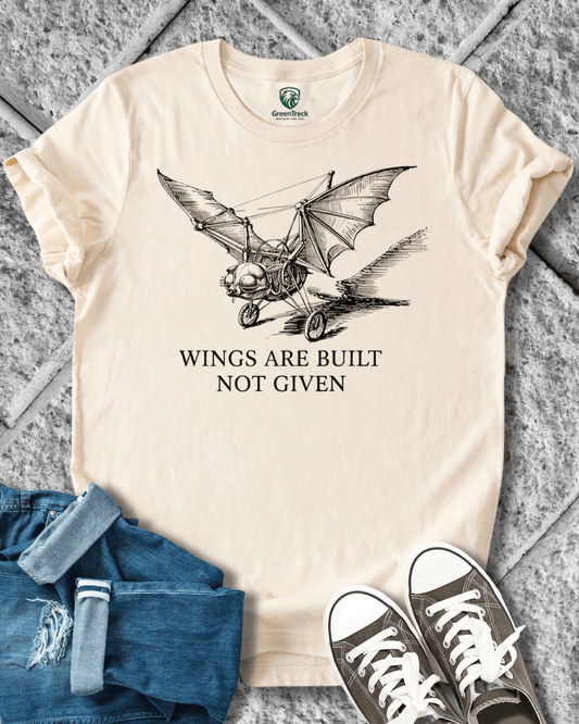 Wings Are Built-Hand Drawn Tee