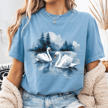 Swans in a Pond Tee