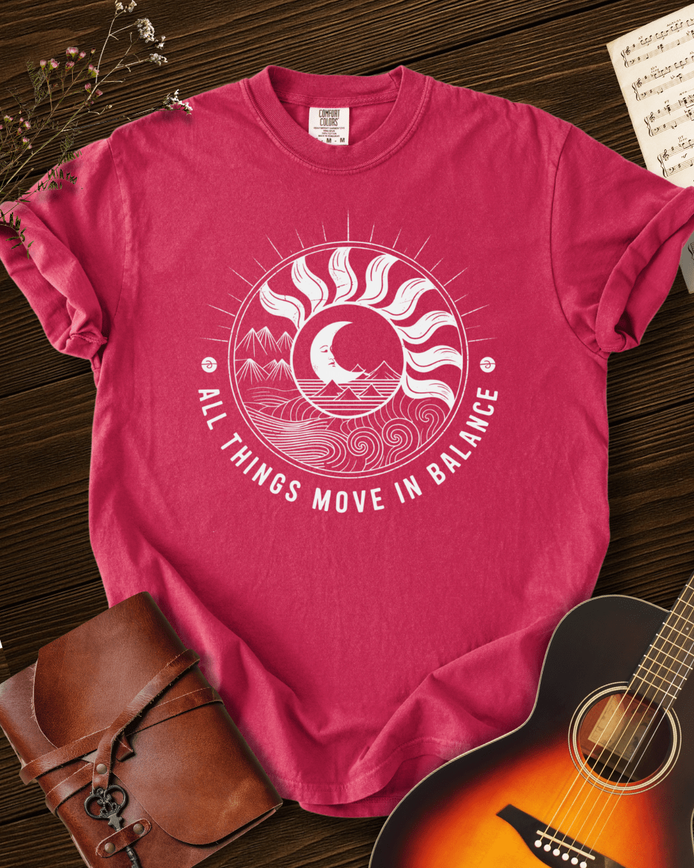 All Things Move in Balance T-shirt Comfort Colors