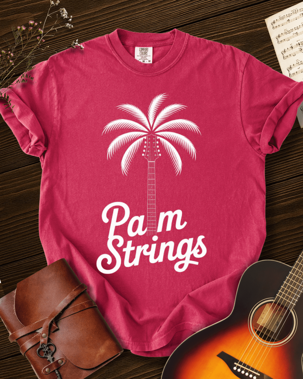 Palm Strings T-Shirt Comfort Colors