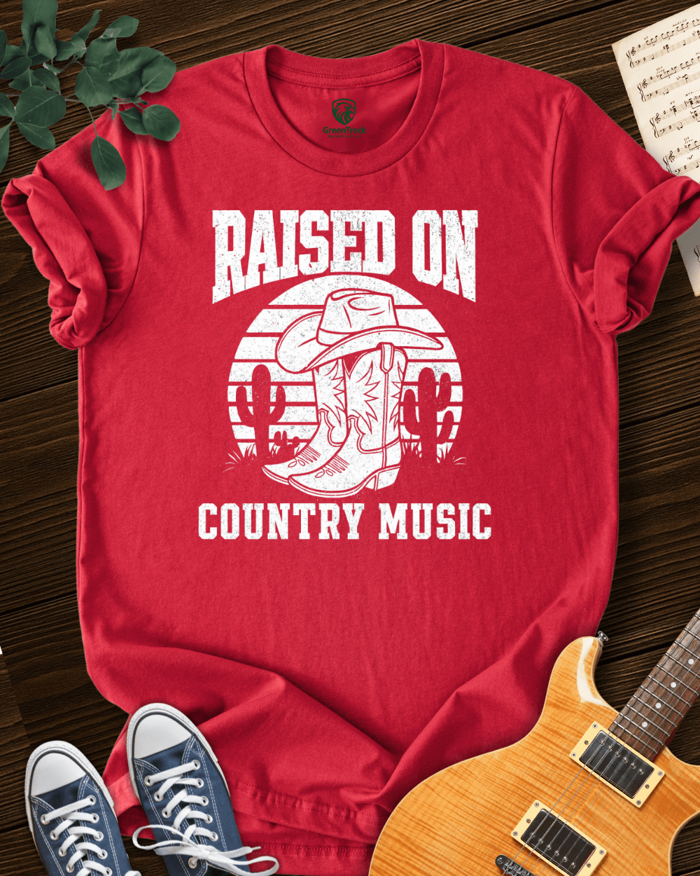Raised on Country Music T-shirt
