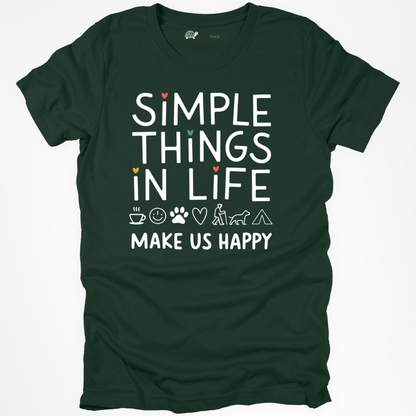 Simple Things Make Us Happy Tee