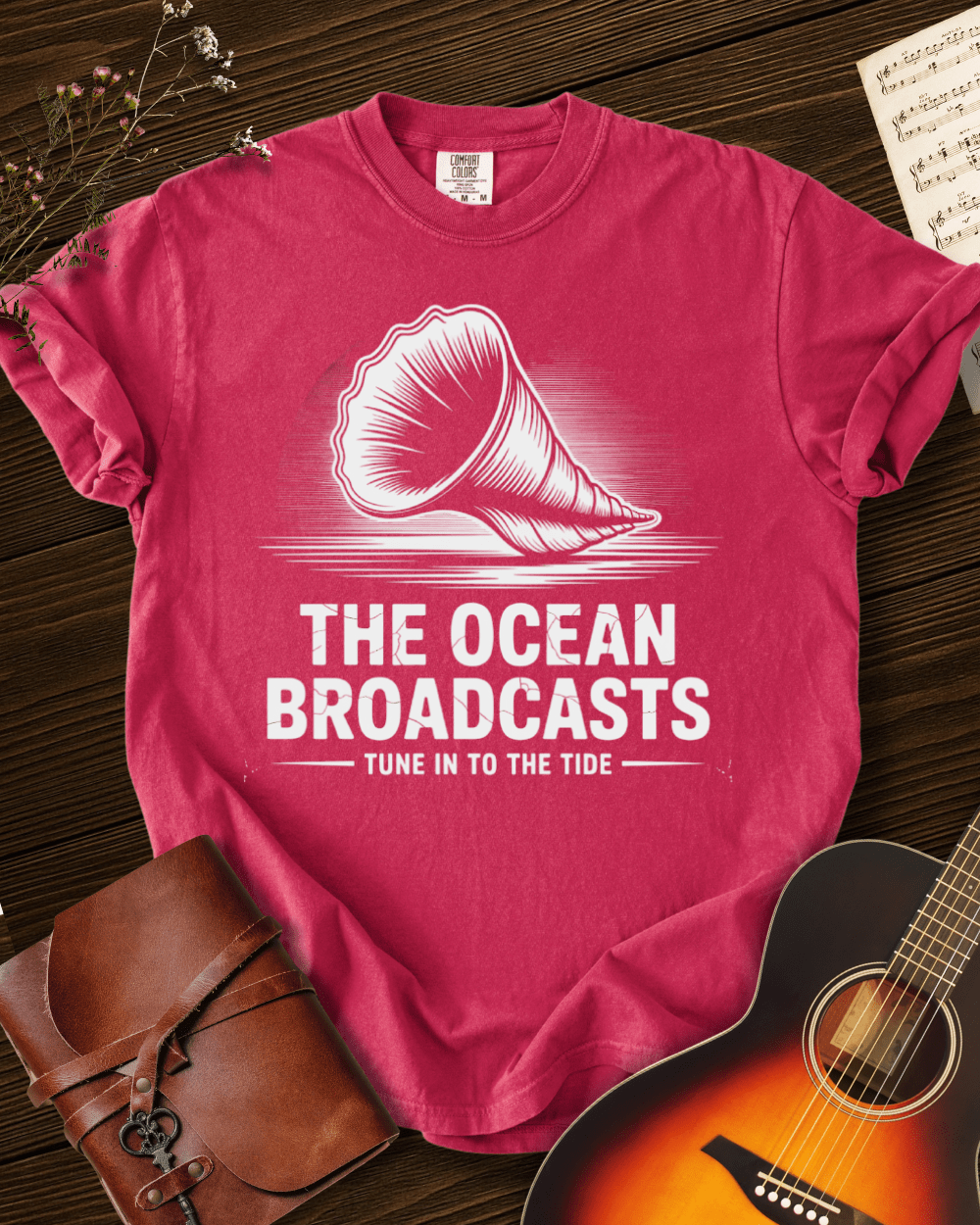 The Ocean Broadcasts T-shirt Comfort Colors