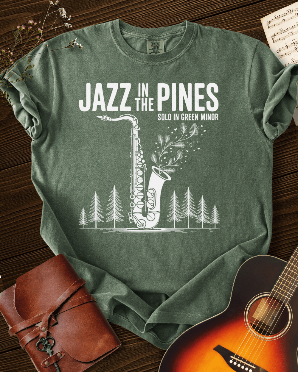 Jazz in the Pines T-shirt Comfort Colors