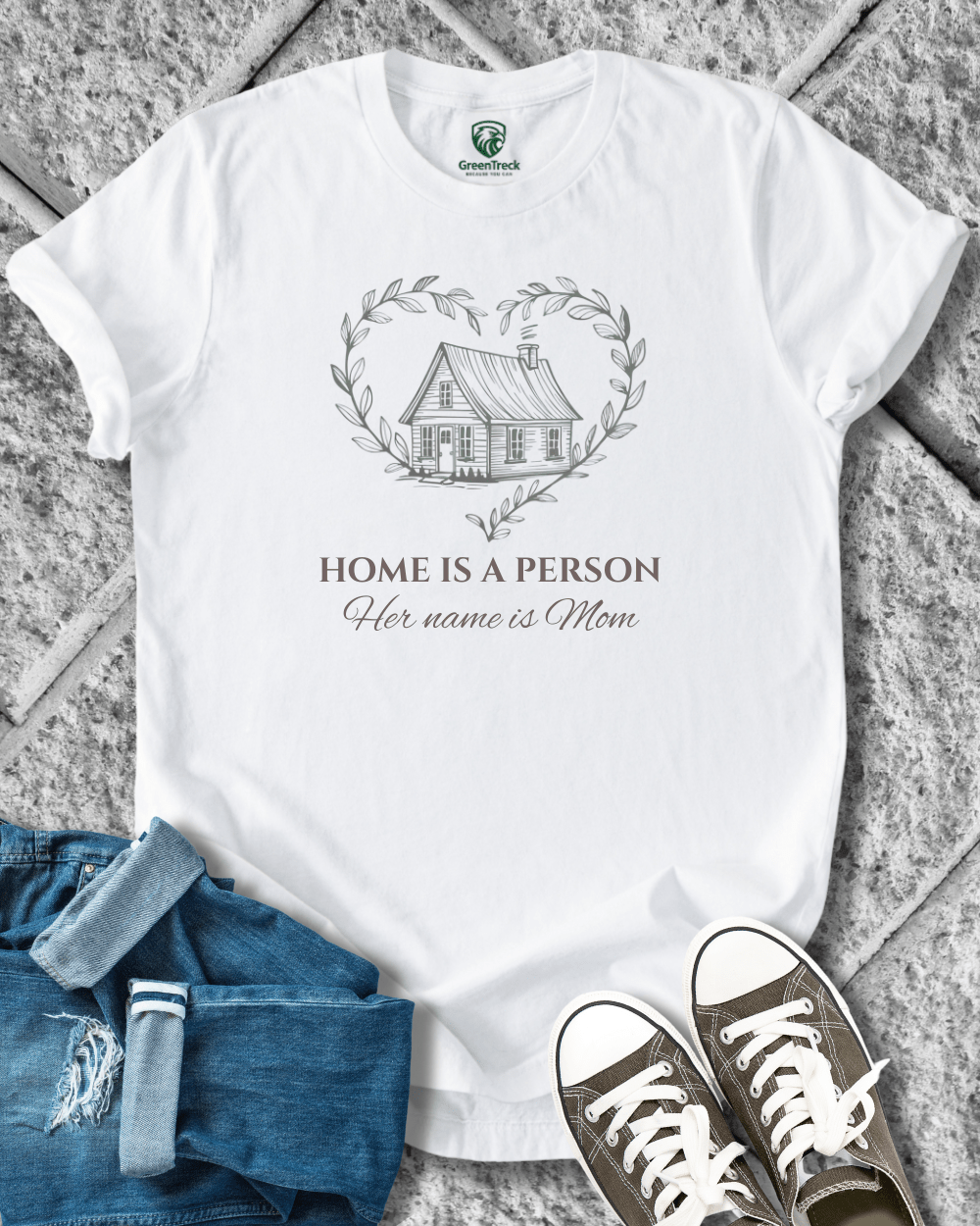 Home is Mom Tee