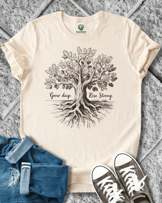 Grow Deep-Hand Drawn Tee