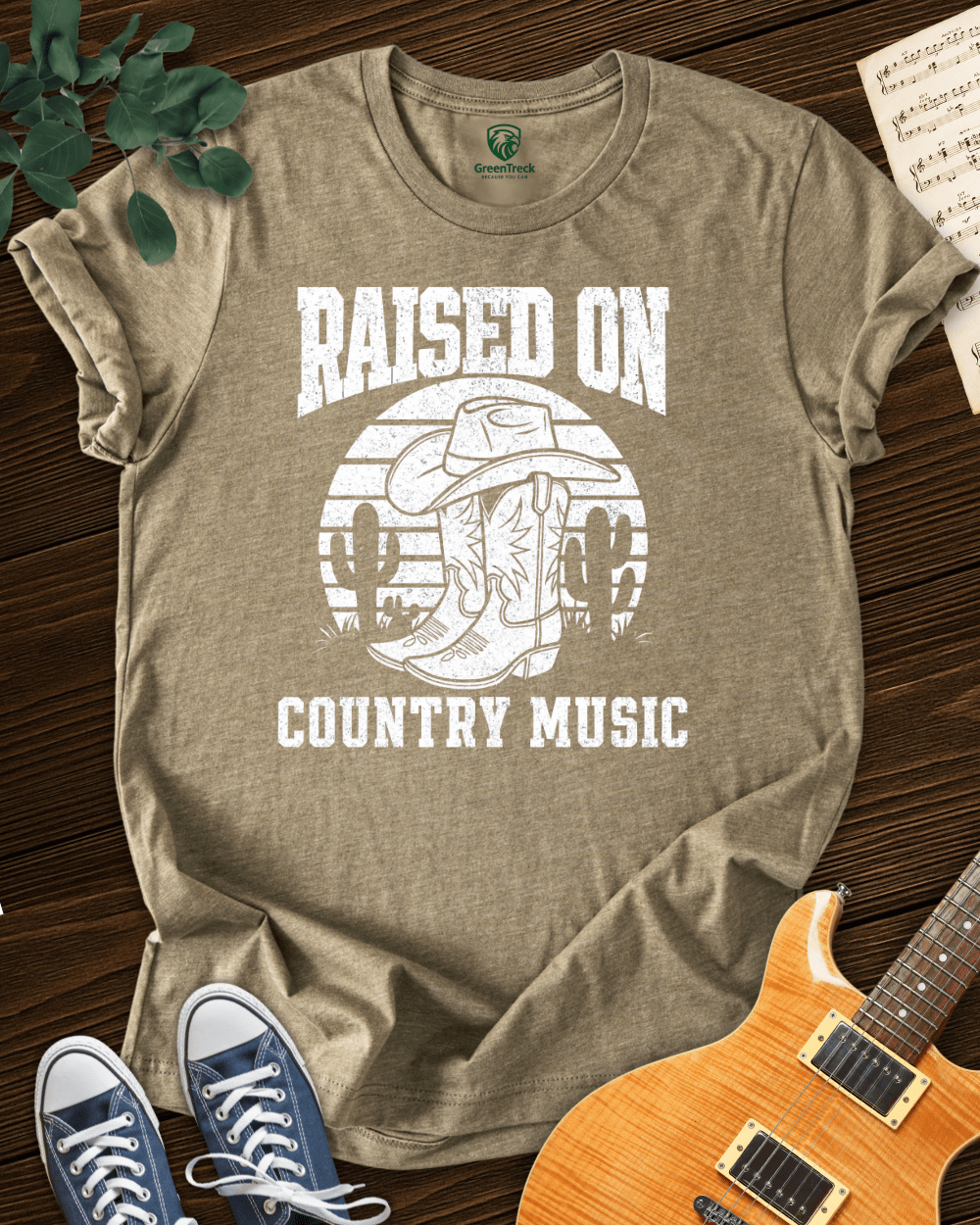 Raised on Country Music T-shirt