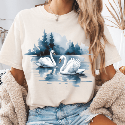 Swans in a Pond Tee