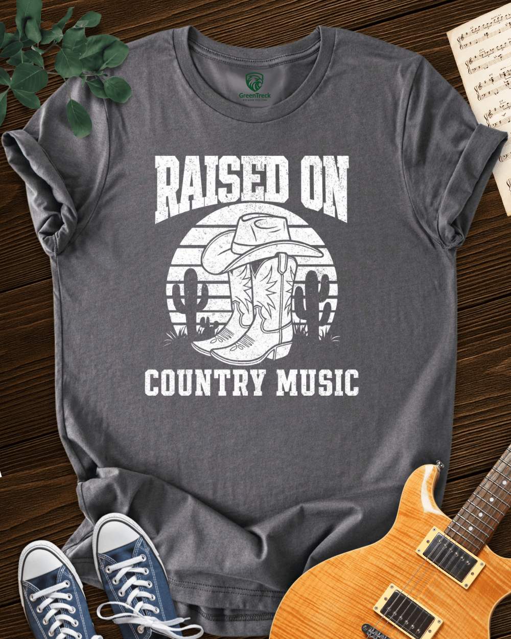 Raised on Country Music T-shirt