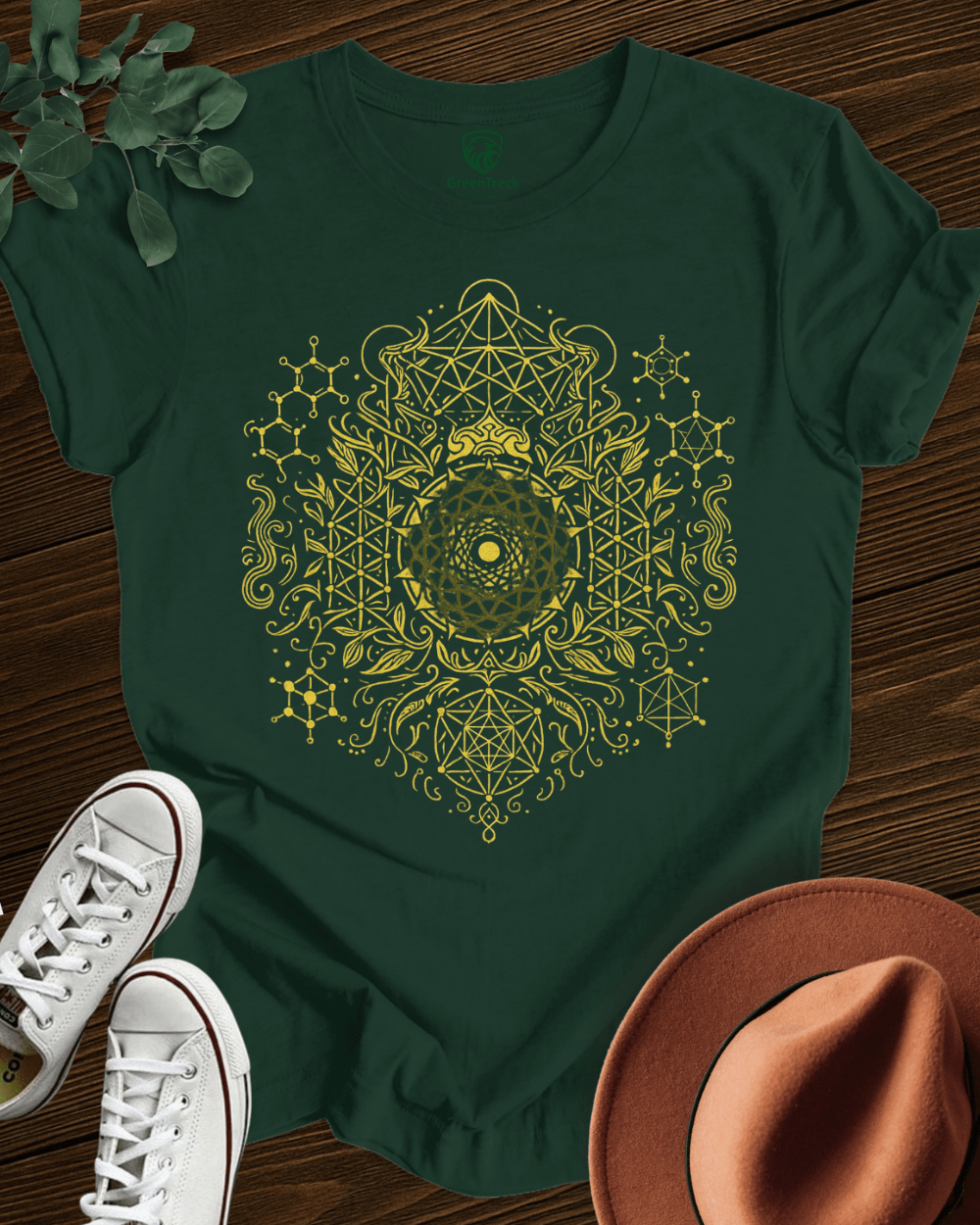 Gold mandala Tee