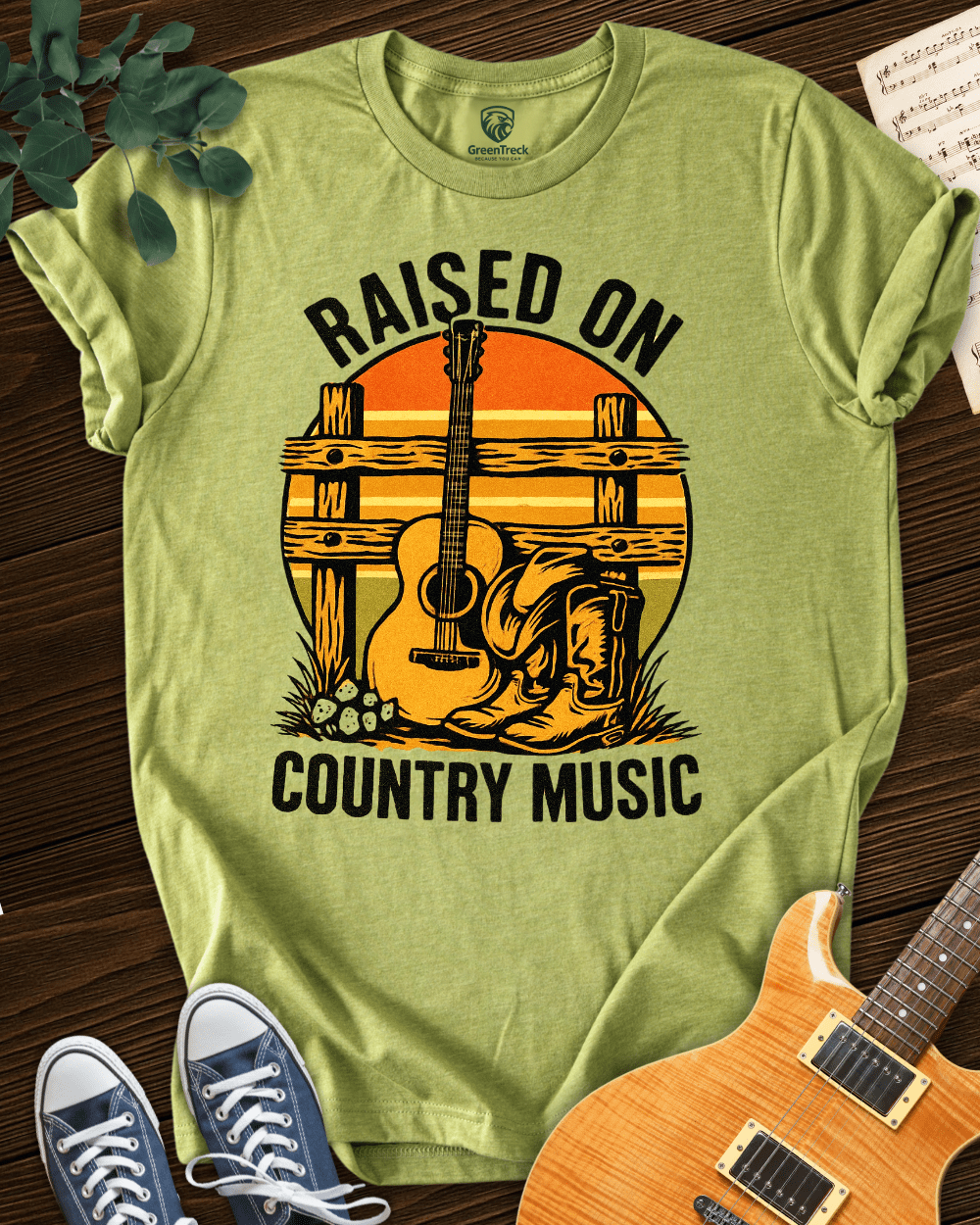 Raised On Country Music T-shirt