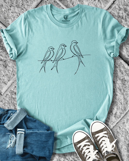 Birds Line Tee