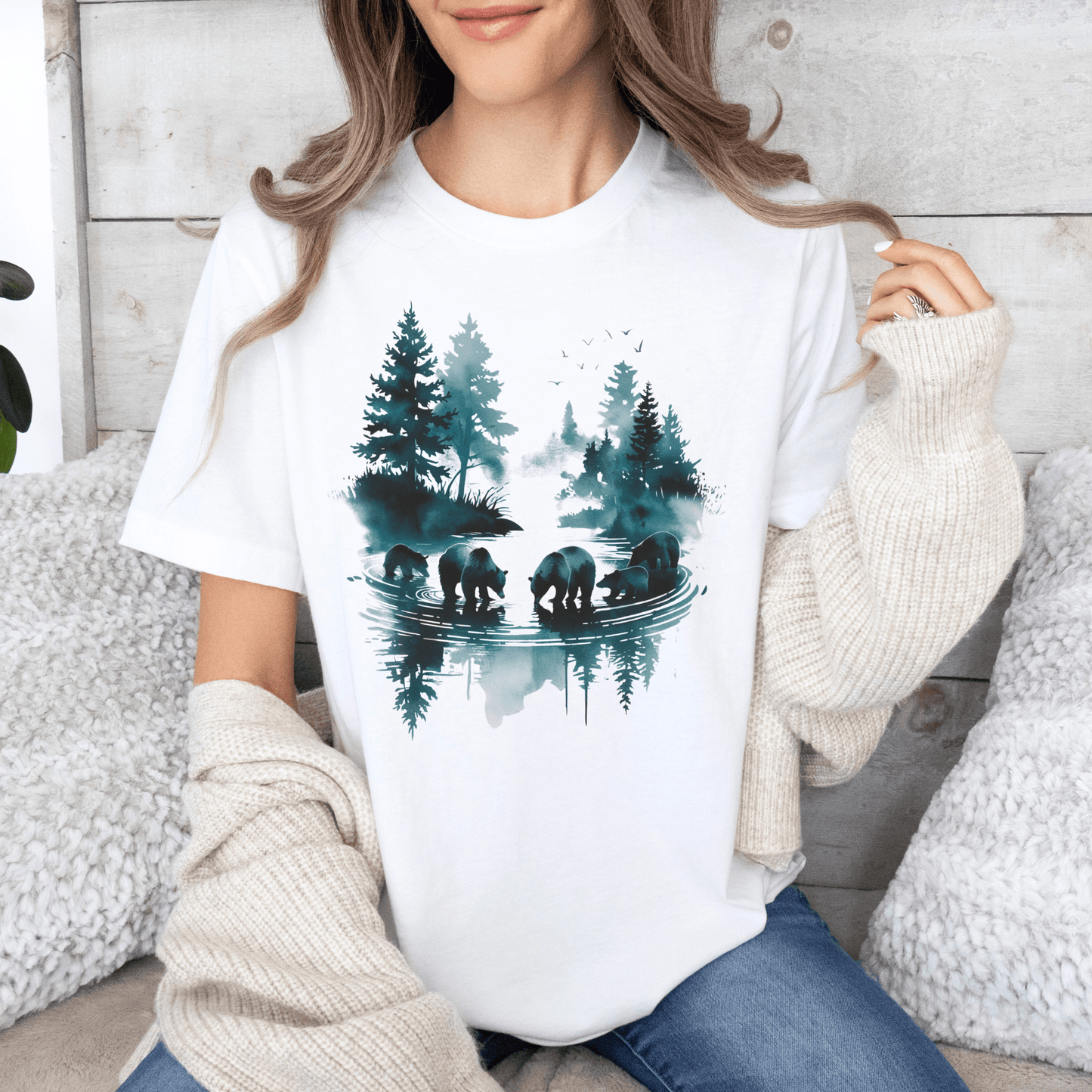 Bears by the River  Tee