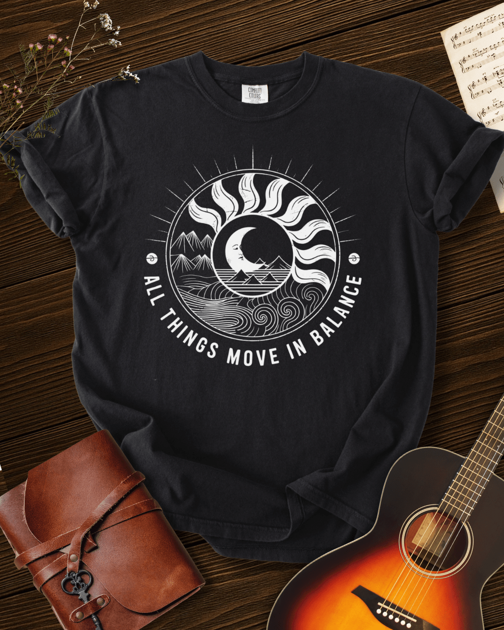 All Things Move in Balance T-shirt Comfort Colors