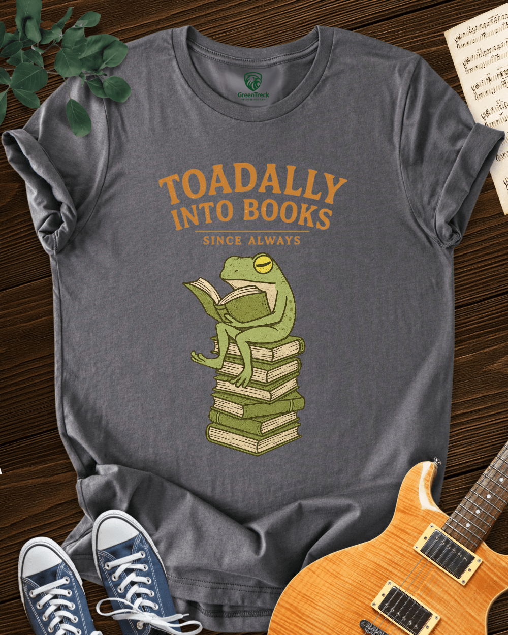 Toadally into Books T-shirt