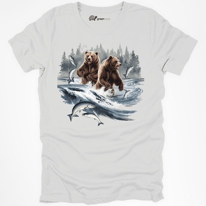 Bear Catching Salmon Tee