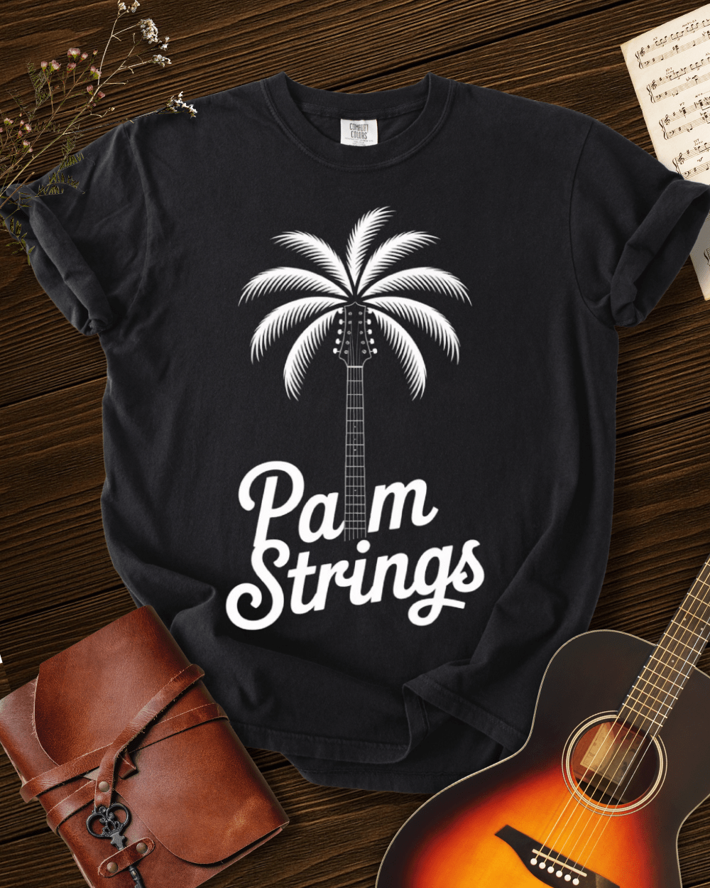 Palm Strings T-Shirt Comfort Colors
