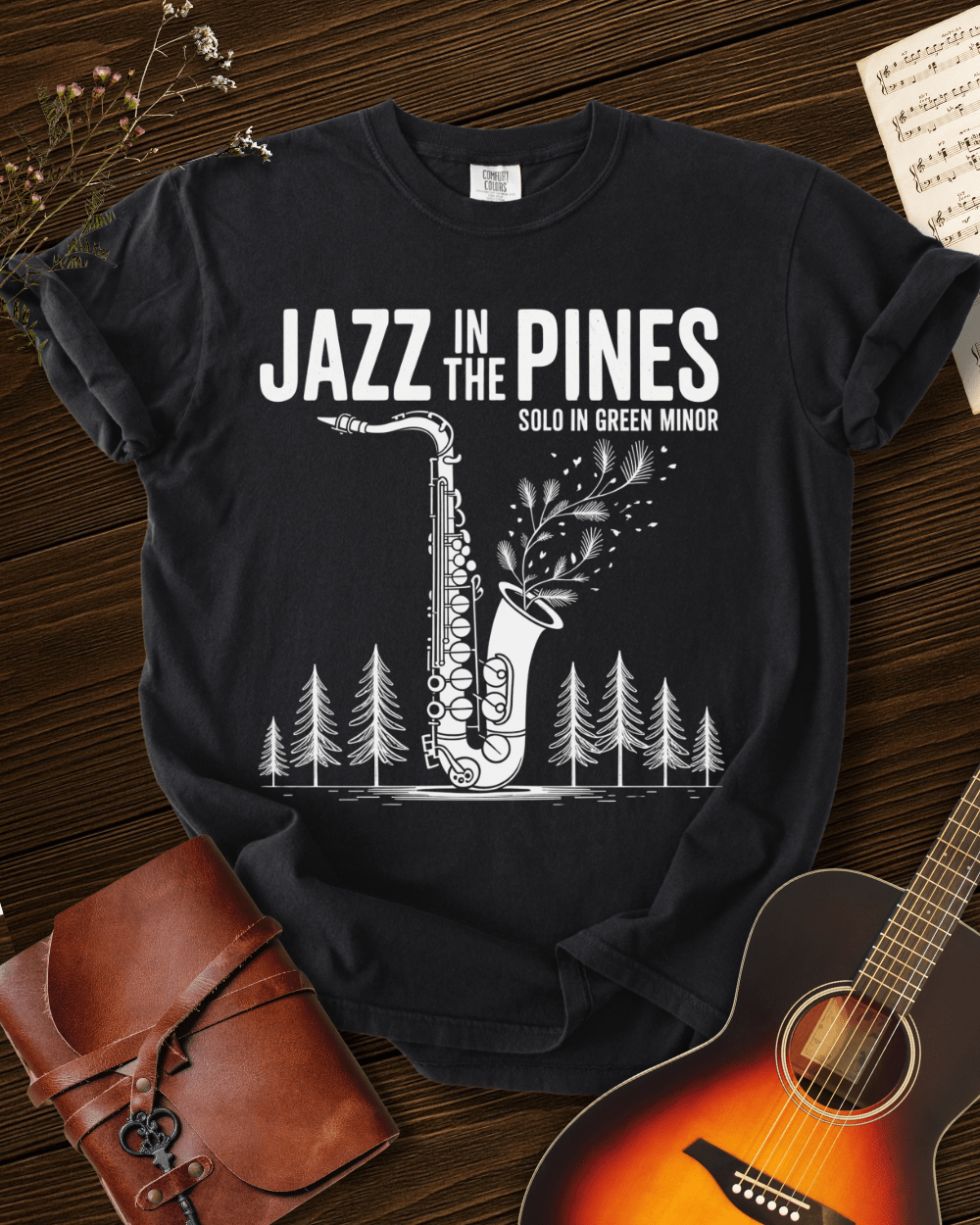 Jazz in the Pines T-shirt Comfort Colors