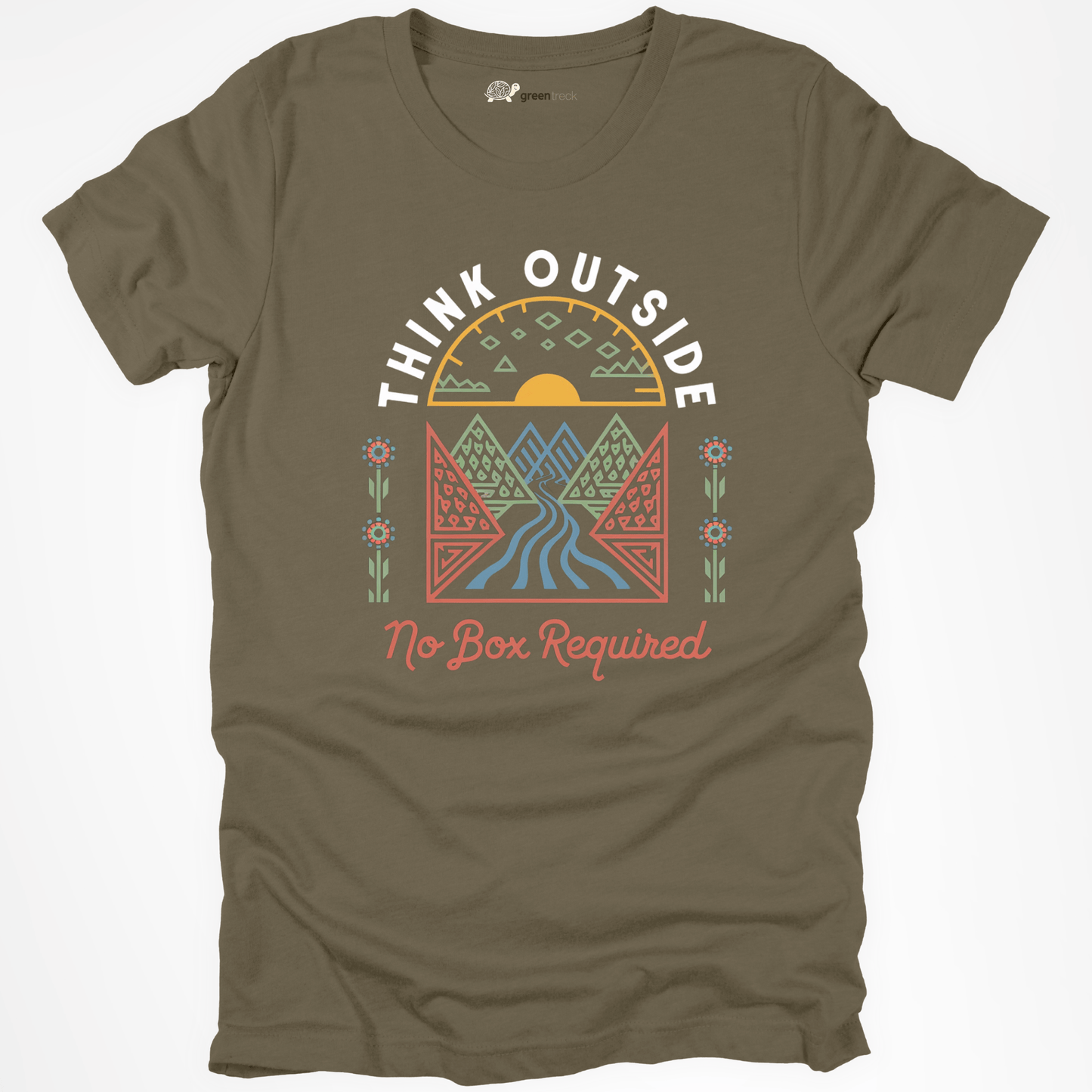 Think Outside No Box Required Tee