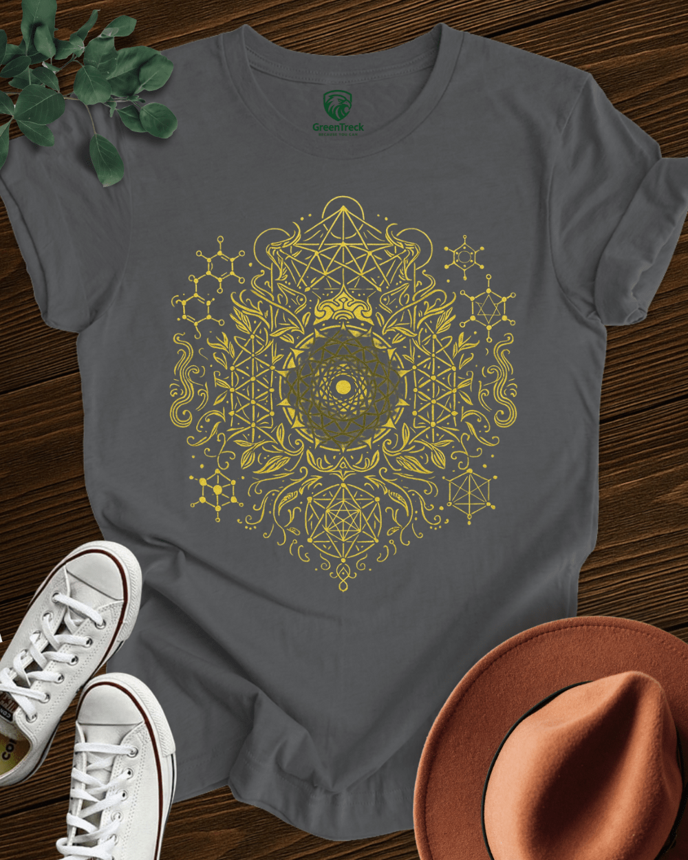Gold mandala Tee