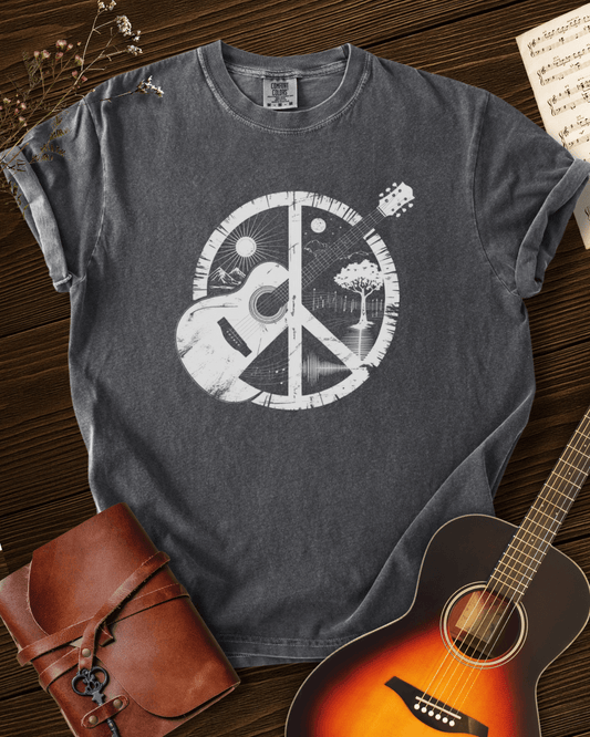 Peace and Music T-shirt Comfort Colors
